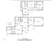 Detailed floor plan showcasing the layout of the two-story home, including the 2-car garage and porch at 4001 Falls River Ave, Raleigh, NC 27614