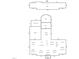 Detailed floor plan showcasing the layout including kitchen, dining, living areas, bedrooms, bathrooms, and attic space at 417 N Gurney St, Burlington, NC 27215