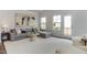 Cozy living room showcases modern decor, a comfortable sofa, and neutral tones at 474 Carolina Springs Dr, Apex, NC 27539