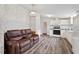 Living room showing open floor plan into the kitchen and breakfast nook at 558 Christys Way, Roxboro, NC 27574