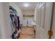 Well-organized laundry room with washer, dryer and ample storage at 6305 Holly Ridge Rd, Rougemont, NC 27572