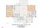 Detailed first floor plan showcasing layout of bedrooms, living spaces, and kitchen at 8226 Mcarthur Park Dr, Efland, NC 27243