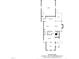 Detailed floorplan displaying the home's layout, including the kitchen and living room at 124 Kingsport Rd, Holly Springs, NC 27540