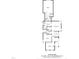 Upstairs floorplan showing the layout of the home including primary bedroom with ensuite at 124 Kingsport Rd, Holly Springs, NC 27540