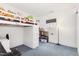 Cozy ' room features a lofted bed, study area, and playful decor for a fun, functional space at 128 Palmdale Ct, Holly Springs, NC 27540