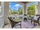 Inviting porch with stylish seating, providing an outdoor space at 1310 Durlain Dv # 103, Raleigh, NC 27614
