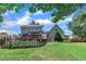 Expansive backyard featuring a pool with black fencing and a multi-level deck perfect for entertaining at 171 St. Jiles Dr, Clayton, NC 27520