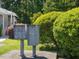 Outdoor mailboxes surrounded by lush greenery, offering convenient mail access at 224 Kirkwood Dr, Chapel Hill, NC 27514