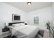 Modern bedroom featuring clean lines, neutral colors and natural light at 2241 Spruce Shadows Ln, Raleigh, NC 27614