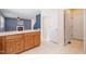 Open kitchen layout with a breakfast bar, perfect for casual dining and entertaining at 2241 Spruce Shadows Ln, Raleigh, NC 27614