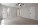 Spacious primary bedroom features neutral carpet and easy access to multiple rooms at 2905 Scuppernong Ln, Durham, NC 27703