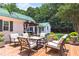 Backyard deck featuring comfortable outdoor seating with green views at 300 Oak Ridge Dr, Hillsborough, NC 27278