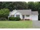 Well-manicured front yard with lush green lawn and inviting entrance to the single-story home at 3145 Pier Pointe Dr, Creedmoor, NC 27522