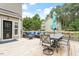 Spacious back deck with comfortable seating and outdoor dining area, ideal for entertaining and relaxation at 3217 Ranbir Dr, Durham, NC 27713