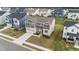 Spacious home with a two-car garage, a well-maintained lawn and neighborhood homes at 3421 Lebrun Path, Fuquay Varina, NC 27526
