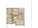 Upstairs floor plan for new home construction at 35 Windflower Court Ct # Homesite 9, Clayton, NC 27520