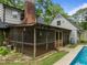 Screened porch area attached to the house at 3516 Swift Dr, Raleigh, NC 27606