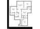 Second floor plan featuring bonus room, bedrooms, bathrooms, walk-in closets, and attic spaces with stairs and elevator at 387 Riverstone Dr, Pittsboro, NC 27312