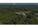 Aerial view of property surrounded by lush trees near Downtown Durham, NC at 4703 Pleasant Green Rd, Durham, NC 27705