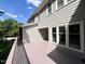 Spacious deck offers ample outdoor living space with access to the home's interior at 5500 Fortunes Ridge Dr # 94C, Durham, NC 27713