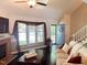Inviting living room with hardwood floors, fireplace, comfortable seating, and a bright, airy atmosphere at 5500 Fortunes Ridge Dr # 94C, Durham, NC 27713