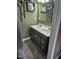Bathroom featuring a vanity with double sinks and plentiful storage at 56 Sugarhill Dr, Zebulon, NC 27597