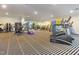 Spacious gym with modern fitness equipment and large mirrors for residents at 618 N Boylan Ave # 520, Raleigh, NC 27603