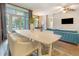 Open concept living space with dining area and view of the living room at 618 N Boylan Ave # 520, Raleigh, NC 27603