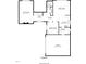 First floor layout of the home showcasing the room dimensions, kitchen, living room, and garage at 6701 Winding Trail Trl, Raleigh, NC 27612