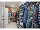 Spacious walk-in closet featuring custom shelving and ample storage space at 1154 Yorkshire Dr, Burlington, NC 27215