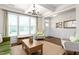 Comfortable living room with large windows, stylish seating, and elegant decor at 1154 Yorkshire Dr, Burlington, NC 27215
