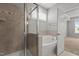 Bathroom featuring a shower, garden tub, and tile surround at 1172 Pemberly Ave, Morrisville, NC 27560