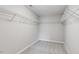Empty walk-in closet with carpet and wire shelving ready for organization at 160 Chandler Springs Dr, Holly Springs, NC 27540
