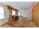 Open kitchen ready for renovation, featuring bright windows and lots of natural light at 204 Chatterson Dr, Raleigh, NC 27615