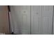 Closet with white folding doors at 221 Hickory Glen Ln, Durham, NC 27703