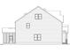 Detailed side view of the two-story home showcasing windows, trim, and outdoor living space at 249 Murray Grey Ln, Wake Forest, NC 27587