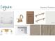 Laguna interior bathroom selections include tile, flooring, cabinets, hardware, and tub surround at 2886 Quarry Rd # 161, Rolesville, NC 27571