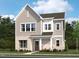 Charming two-story home with a brick and gray siding exterior and a welcoming front porch at 2886 Quarry Rd # 161, Rolesville, NC 27571