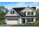 Charming two-story home with stone accents, a two-car garage, and a beautifully landscaped front yard at 368 Abingdon Farms Dr, Selma, NC 27576