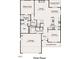 First floor plan featuring open kitchen, breakfast and Gathering rooms, dining room, mud and laundry rooms at 368 Abingdon Farms Dr, Selma, NC 27576