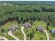 Houses are dotted around a green, tree-filled community, with each home having a well-kept yard at 3728 Marwick Ct, Wendell, NC 27591