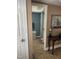 Bathroom view showcasing tile flooring and laundry storage space at 40 Bait Rd, Dunn, NC 28334