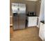 Spacious kitchen featuring stainless steel appliances and ample cabinet space at 40 Bait Rd, Dunn, NC 28334