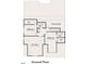 Layout of the second floor featuring a rec room, two bedrooms, two bathrooms, and storage at 400 Abingdon Farms Dr, Selma, NC 27576