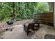 Cozy backyard patio with seating area and grill, offers privacy and enjoyment at 6021 Dixon Dr, Raleigh, NC 27609