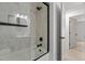Clean bathroom with a shower-tub combination and updated fixtures at 620 Red Carriage Ave, Durham, NC 27704