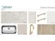 Serene interior featuring countertop, cabinet, hardware, paint, sink, backsplash, faucet, and flooring selections at 713 Compeer Way # 33, Wake Forest, NC 27587