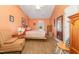Cozy bedroom with a comfortable bed and soft natural lighting at 713 Saint Catherines Dr, Wake Forest, NC 27587