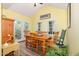 Bright dining area with a table and chairs, perfect for Gathering meals at 713 Saint Catherines Dr, Wake Forest, NC 27587