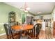 Eat-in kitchen with stainless steel appliances and ample counter space at 713 Saint Catherines Dr, Wake Forest, NC 27587